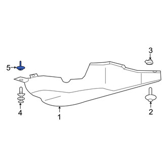 Ford OE - Floor Pan Splash Shield Nut