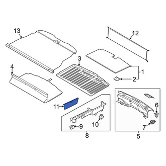 Ford OE - Rear Trunk Trim Panel Insert