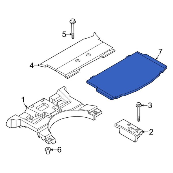 Spare Tire Compartment Cover