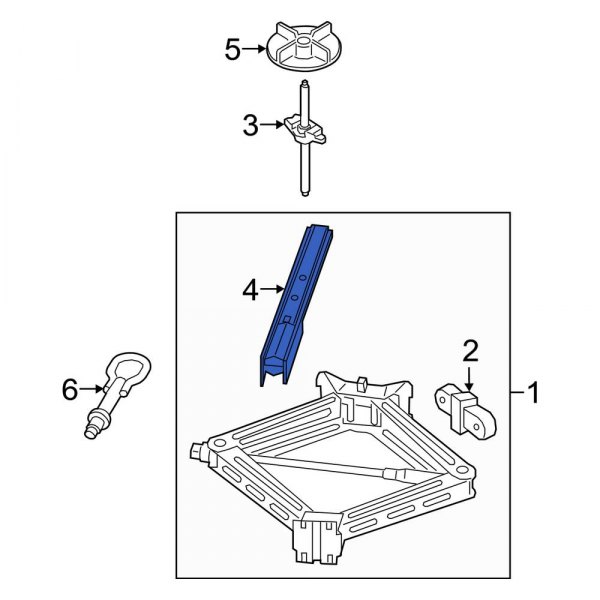 Ford OE EM2Z17032B Wheel Lug Wrench