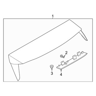 Ford OE - Lift Gate - Spoiler