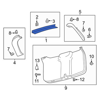 Ford OE - Rear Upper Liftgate Trim