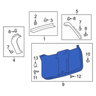 Ford OE - Rear Lower Liftgate Trim