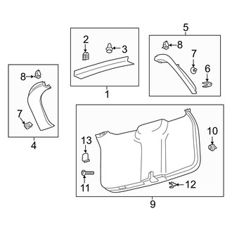 Ford OE - Lift Gate - Interior Trim