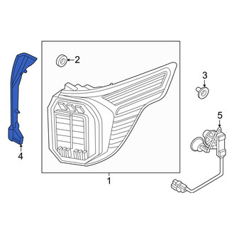 Ford OE - Rear Left Tail Light Cover