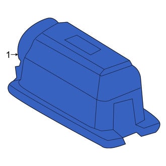 Ford OE - Rear License Plate Light Assembly