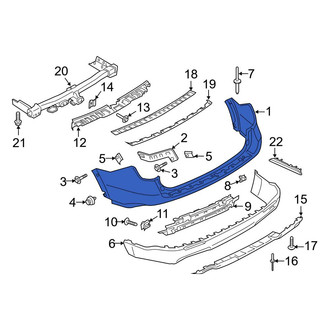 Ford OE - Rear Upper Bumper Cover