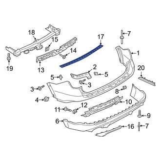 Ford OE - Rear Bumper Step Pad