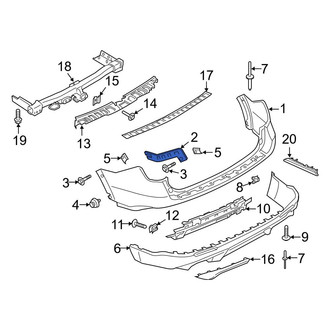 Ford OE - Left Bumper Cover Bracket