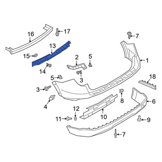 Ford OE - Rear Bumper Impact Absorber