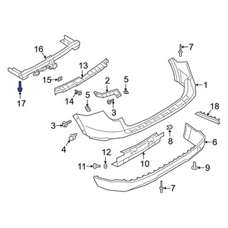 Ford OE - Trailer Hitch Receiver Bolt