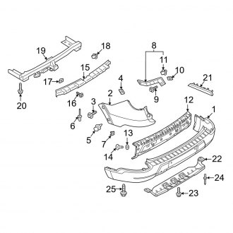 Ford OE - Rear Bumper - Bumper & Components (Timberline)