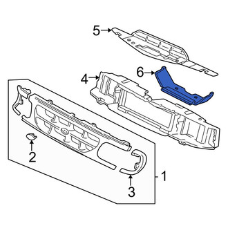 Ford OE - Front Lower Radiator Support Air Deflector