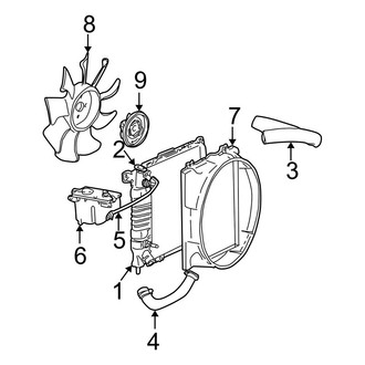 Ford OE - Cooling - Radiator & Components