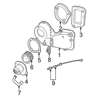 Ford OE - Air Conditioner & Heater - Heater Components