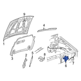 Ford OE - Front Hood Latch