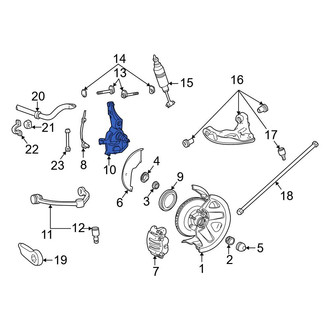 Ford OE - Front Right Steering Knuckle