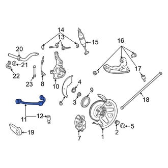 Ford OE - Front Left Upper Suspension Control Arm
