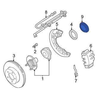 Ford OE - Front ABS Wheel Speed Sensor Tone Ring