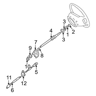 Ford OE - Steering Column - Shaft & Internal Components (With Tilt Wheel)