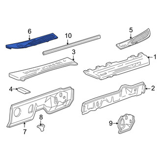 Ford OE - Left Cowl Cover
