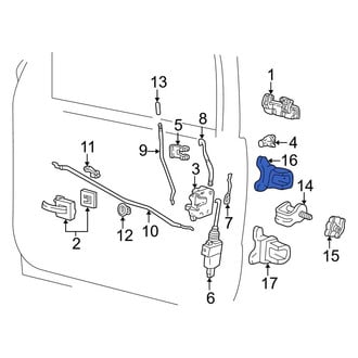 Ford OE - Front Upper Door Hinge