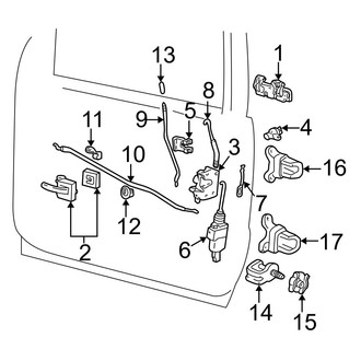Ford OE - Front Door - Lock & Hardware