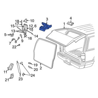 Ford OE - Rear Liftgate Hinge