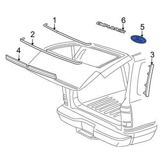 Ford OE - Rear Hatch Emblem