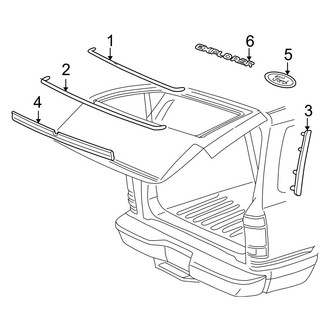 Ford OE - Lift Gate - Exterior Trim