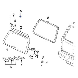 Ford OE - Rear Liftgate Glass Hinge