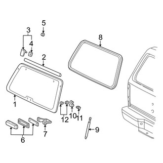 Ford OE - Lift Gate - Glass