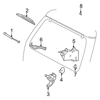 Ford OE - Lift Gate - Wiper & Washer Components (Eddie Bauer / Limited / Sport / XL Fleet / XLS / XLT)