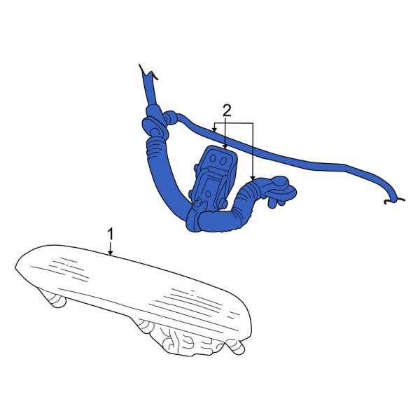 Ford OE XL2Z13A625DA Rear Center High Mount Stop Light Socket