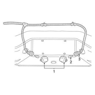 Ford OE - Rear Lamps - License Lamps