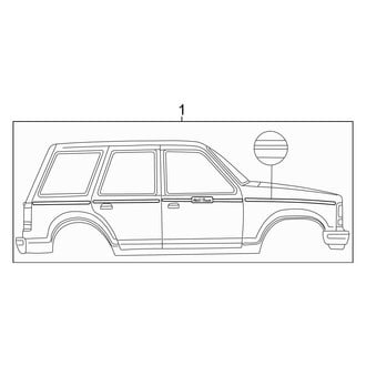 Ford OE - Stripe Tape (Type 3, Eddie Bauer Package)