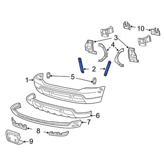Ford OE - Left Bumper Face Bar Bracket