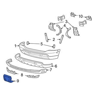 Ford OE - Front License Plate Bracket