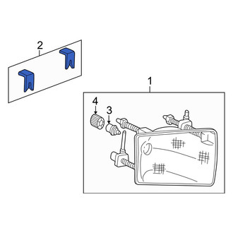 Ford OE - Headlight Fastener Clip