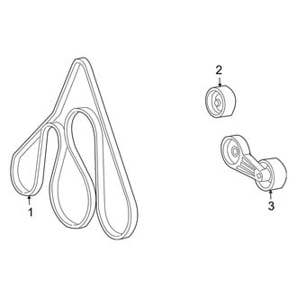 Ford OE - Cooling - Belts & Pulleys (5.4L)