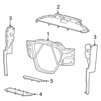 Ford OE - Radiator Support (6.0L)