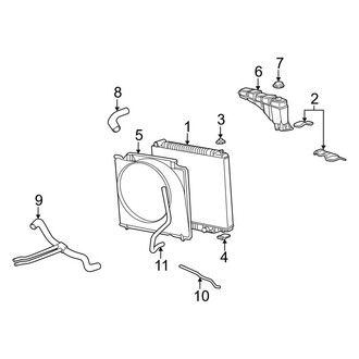 Ford OE - Cooling - Radiator & Components (6.0L)