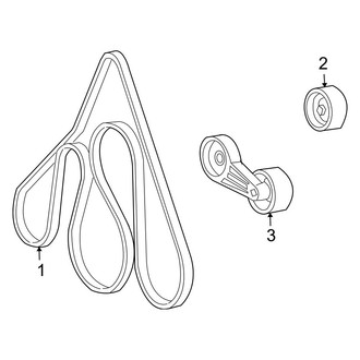 Ford OE - Cooling - Belts & Pulleys (Eddie Bauer / Limited / XLT 6.0L)