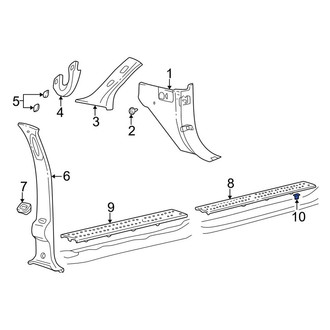 Ford OE - Door Sill Plate Grommet