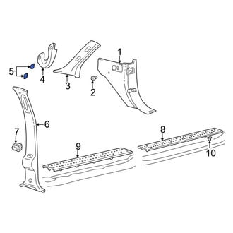 Ford OE - Rear Interior Grab Bar Cap