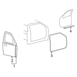 Ford OE - Front Door - Door & Components