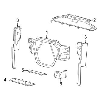 Ford OE - Radiator Support (7.3L)