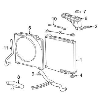Ford OE - Cooling - Radiator & Components (7.3L)