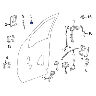 Ford OE - Rear Tailgate Lock