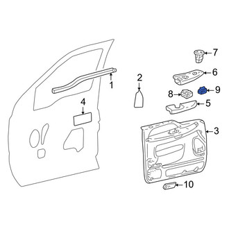 Ford OE - Front Left Door Lock Switch